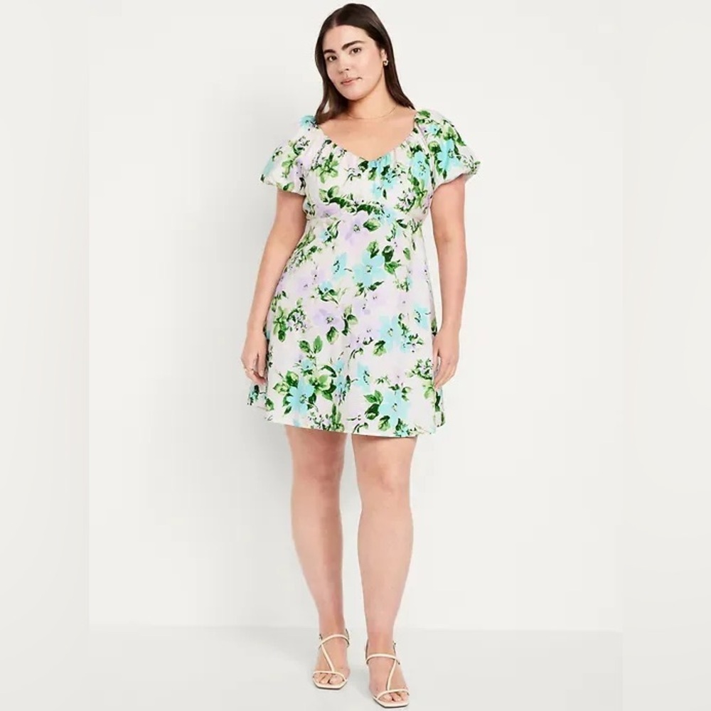 V-Neck Mini Swing Old Navy Dress